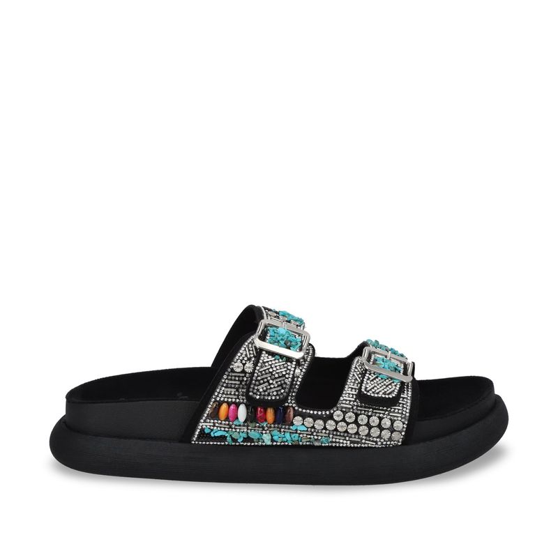 GOTTA - Sandalia Mujer Negra Plana 53705 Gotta