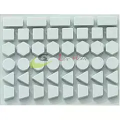 GENERICO - Molde Silicona Para Chocolate Figuras Geometricas