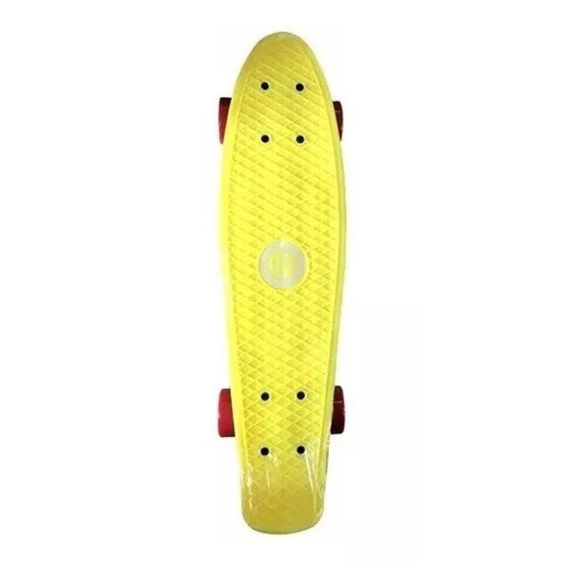 GENERICO - Skateboard Patineta Hook Mini Longboard Hasta 100 Kg Yellow