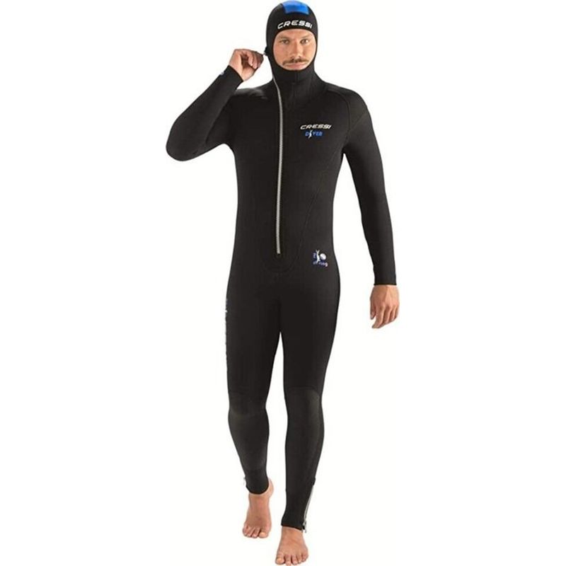 CRESSI - Traje de Buceo Cressi Diver 7mm Protección y Comodidad - Negro - M
