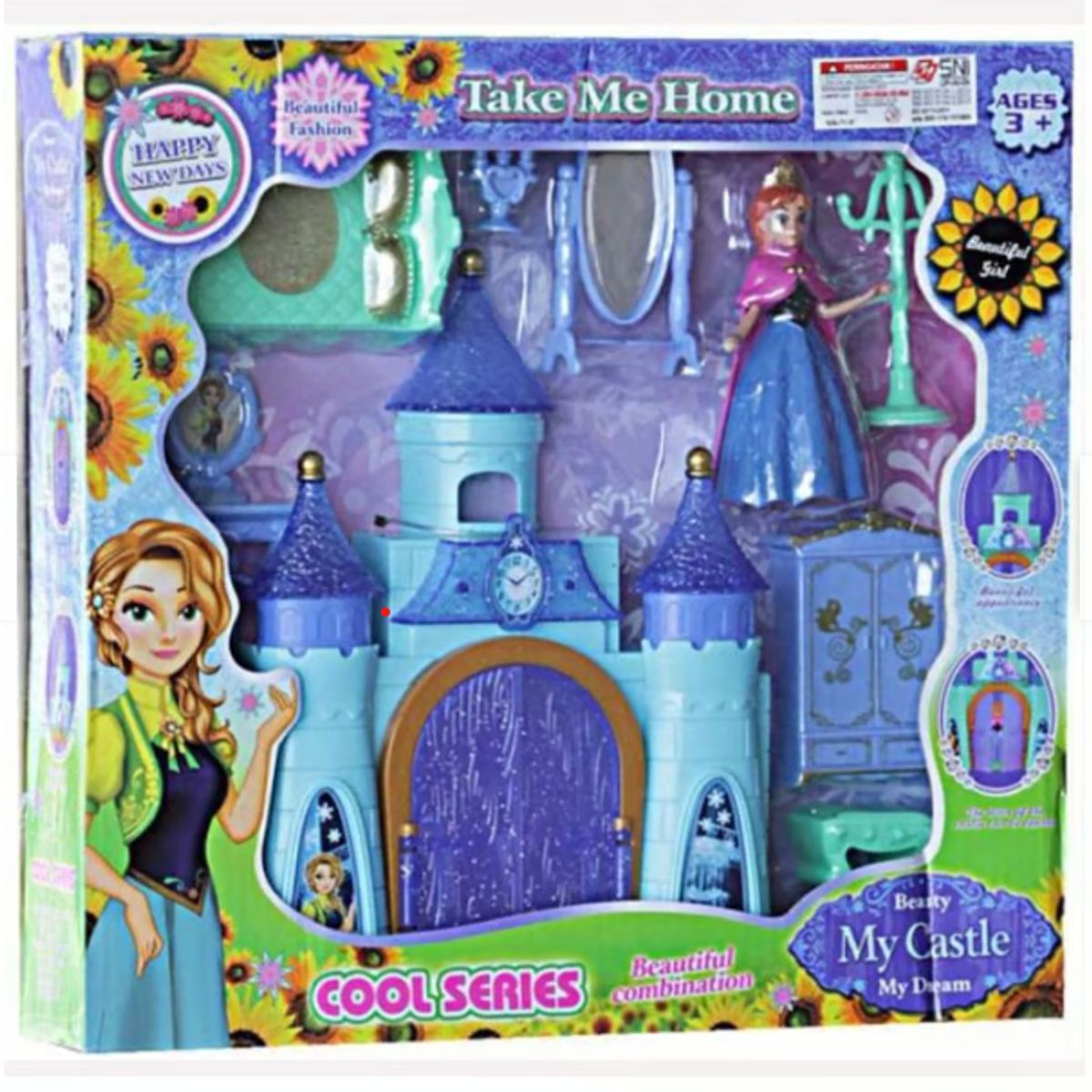 GENERICO - Castillo azul frozen