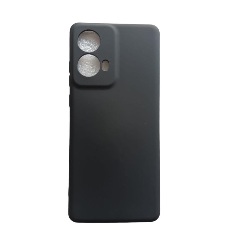 GENERICO - Carcasa Silicona Colores para Moto G85 5g - Negro