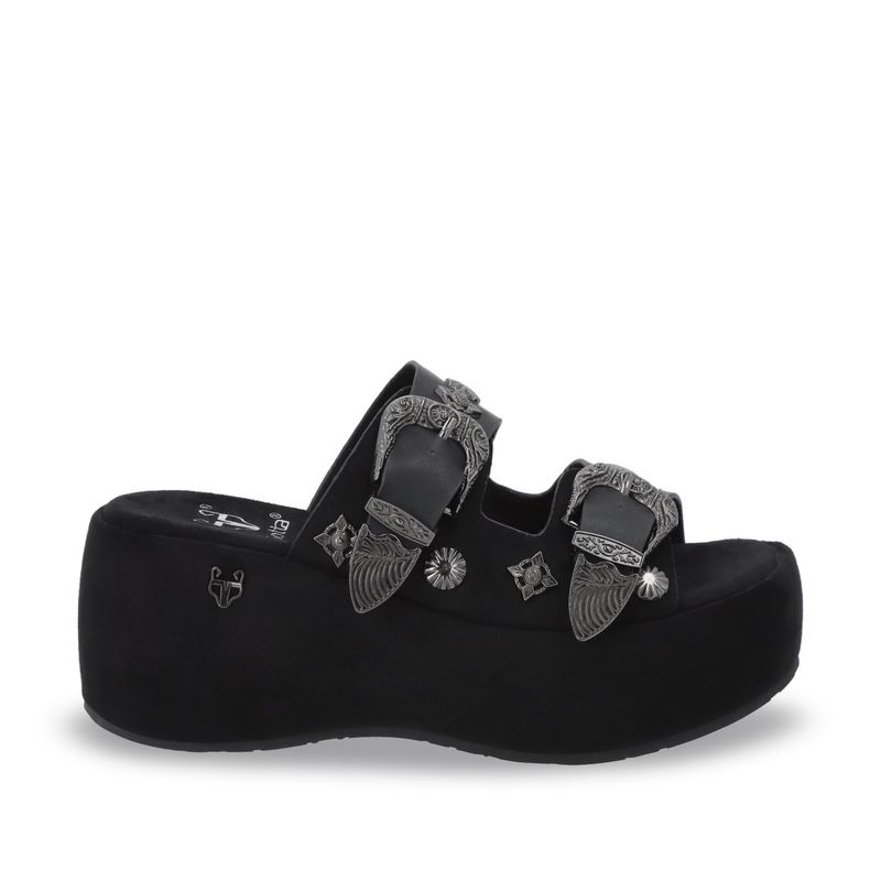 GOTTA - Sandalia Mujer Negra Plataforma 45825 Gotta