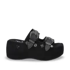 GOTTA - Sandalia Mujer Negra Plataforma 45825