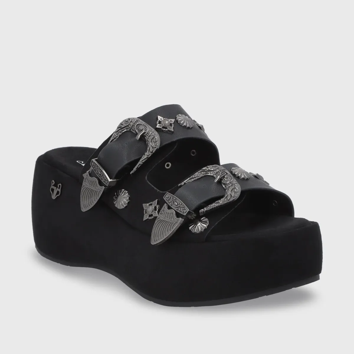 GOTTA - Sandalia Mujer Negra Plataforma 45825 Gotta