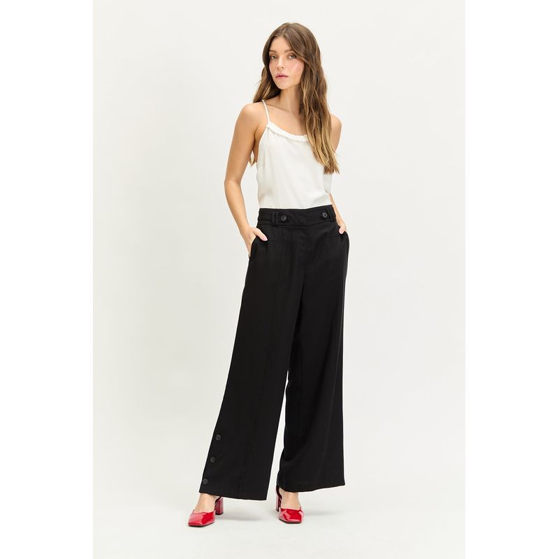 IO - Pantalon Negro Mujer Io
