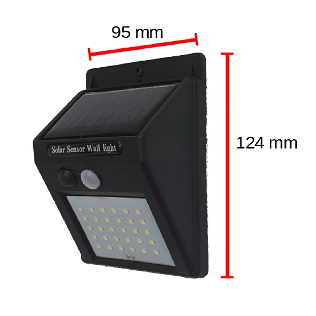 GENERICO - Aplique Solar Exterior Led Con Sensor Ip44