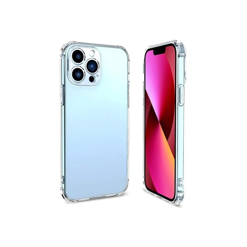 GENERICO - Carcasa Para iPhone 13 Pro Max Transparente con Proteccion en Camara