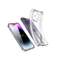 GENERICO - Carcasa Para iPhone 14 Pro Max Transparente Protección en Cámara