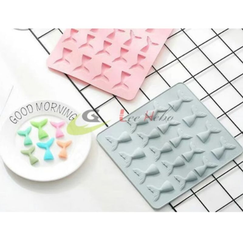 GENERICO - Molde Silicona Para Chocolate Forma Colas De Sirena