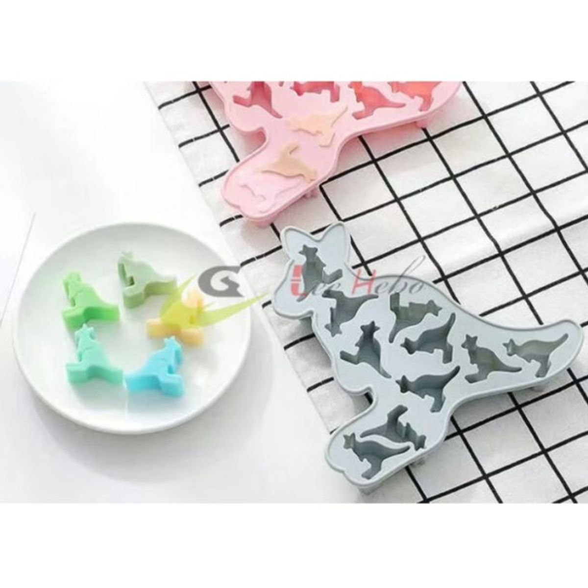 GENERICO - Molde Silicona Para Chocolate Forma Dinosaurios