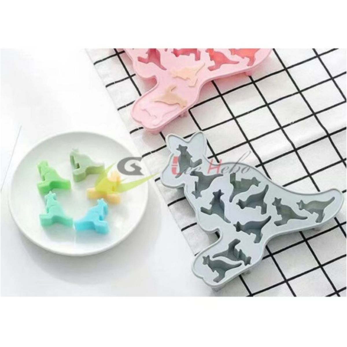 GENERICO - Molde Silicona Para Chocolate Forma Dinosaurios