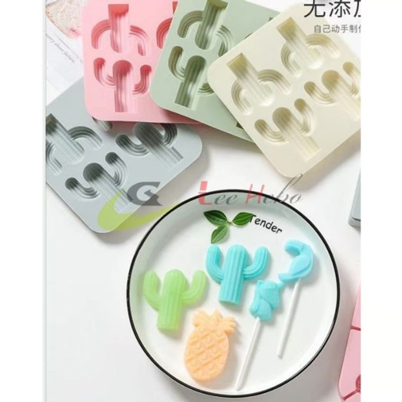 GENERICO - Molde Silicona Para Chocolate Forma Cactus