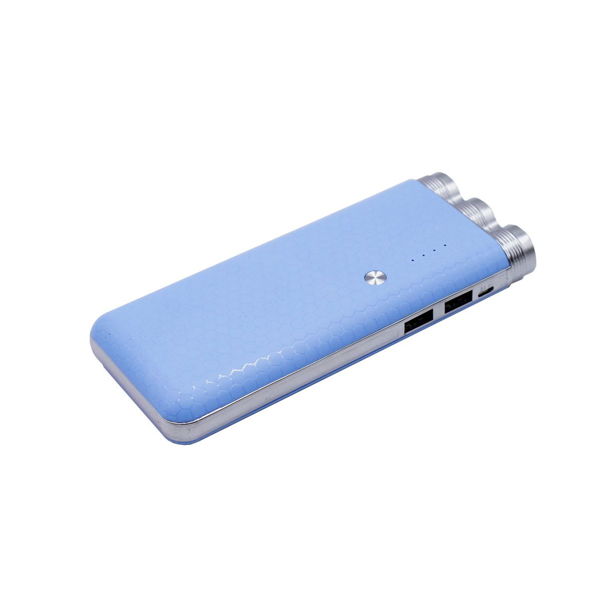 DBLUE - Batería Power Bank 15000Mah 2 Usb Azul - SC