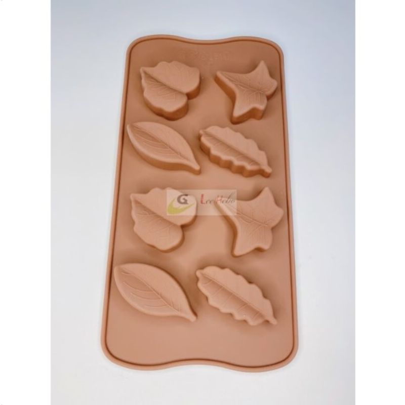 GENERICO - Molde Silicona Para Chocolate Flores-Hojas