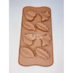 GENERICO - Molde Silicona Para Chocolate Flores-Hojas