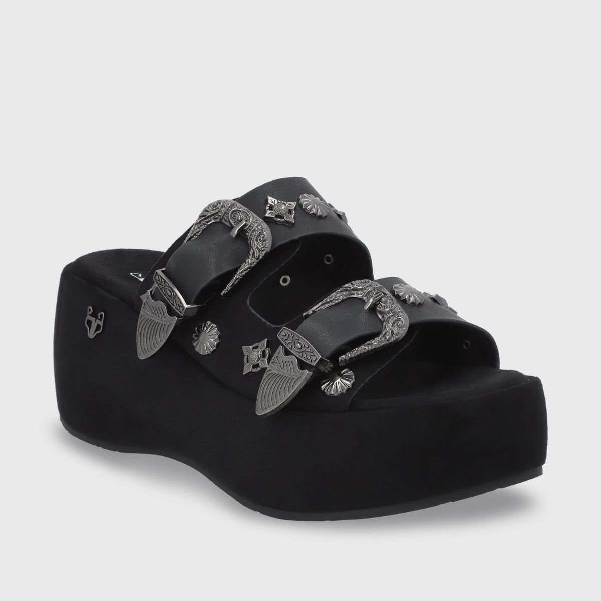 GOTTA - Sandalia Mujer Negra Plataforma 45825 Gotta