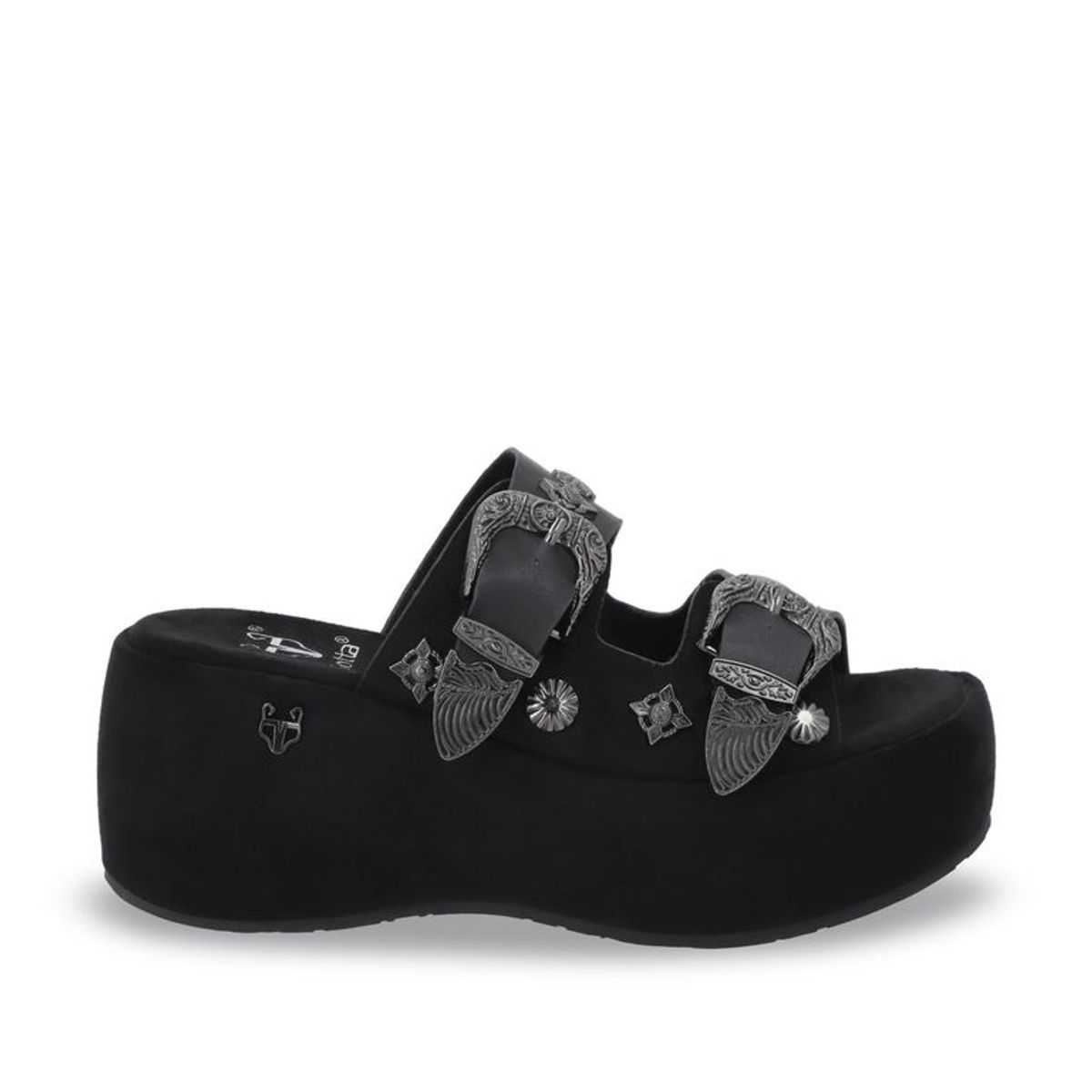 GOTTA - Sandalia Plataforma Negra Mujer 45825