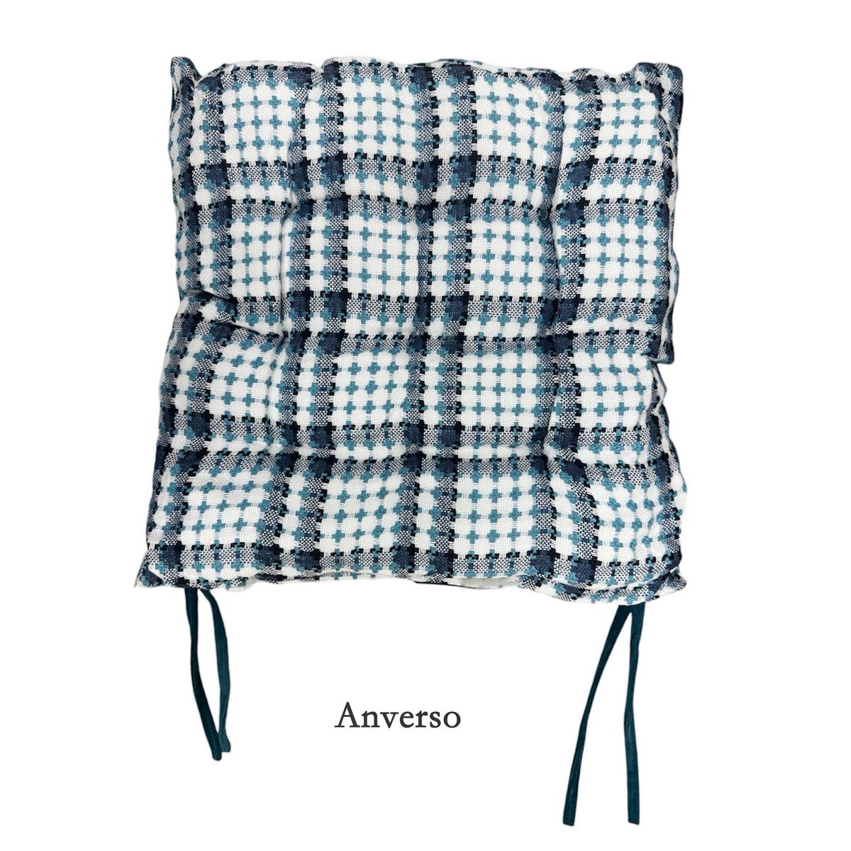 GENERICO - Cojin De Silla De Estilo Informal 40x40cm Azul