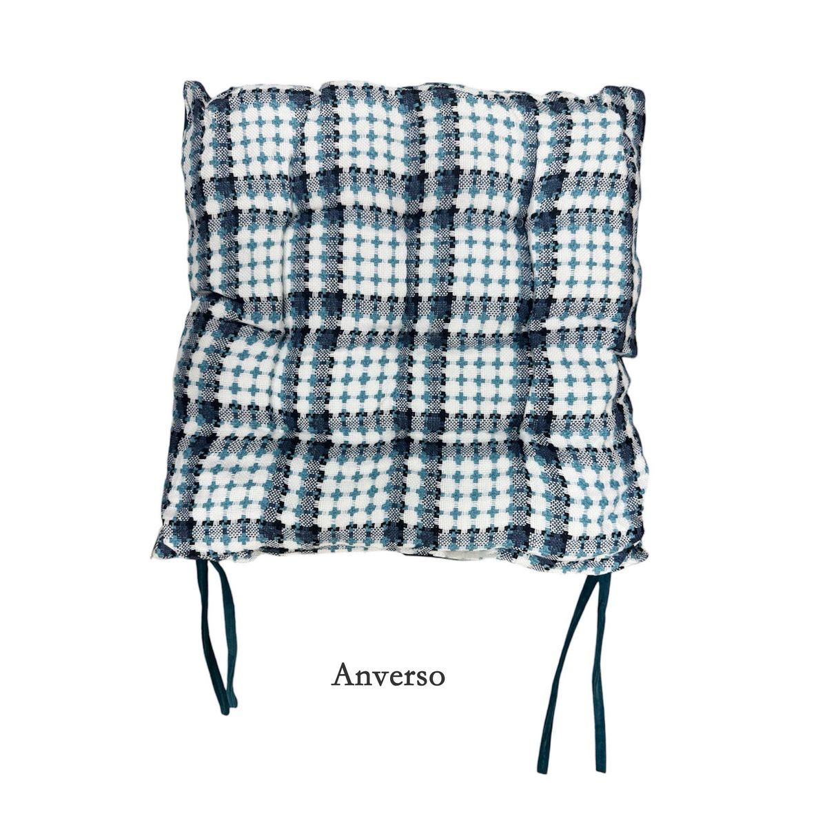 GENERICO - Cojin De Silla De Estilo Informal 40x40cm Azul