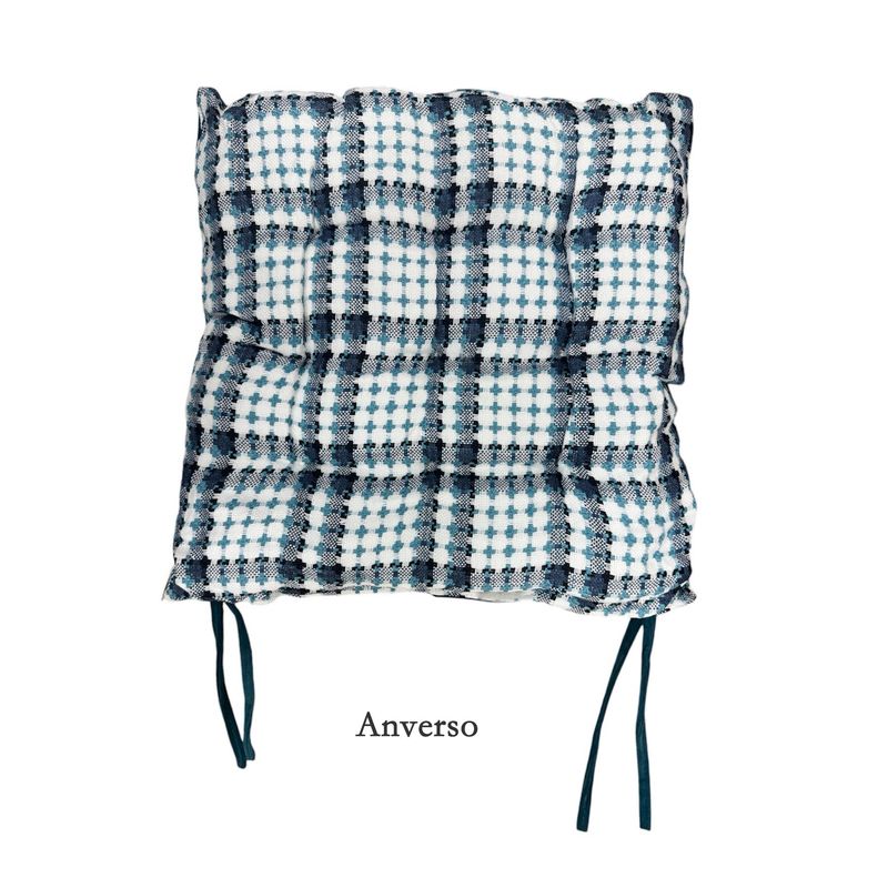 GENERICO - Cojin De Silla De Estilo Informal 40x40cm Azul