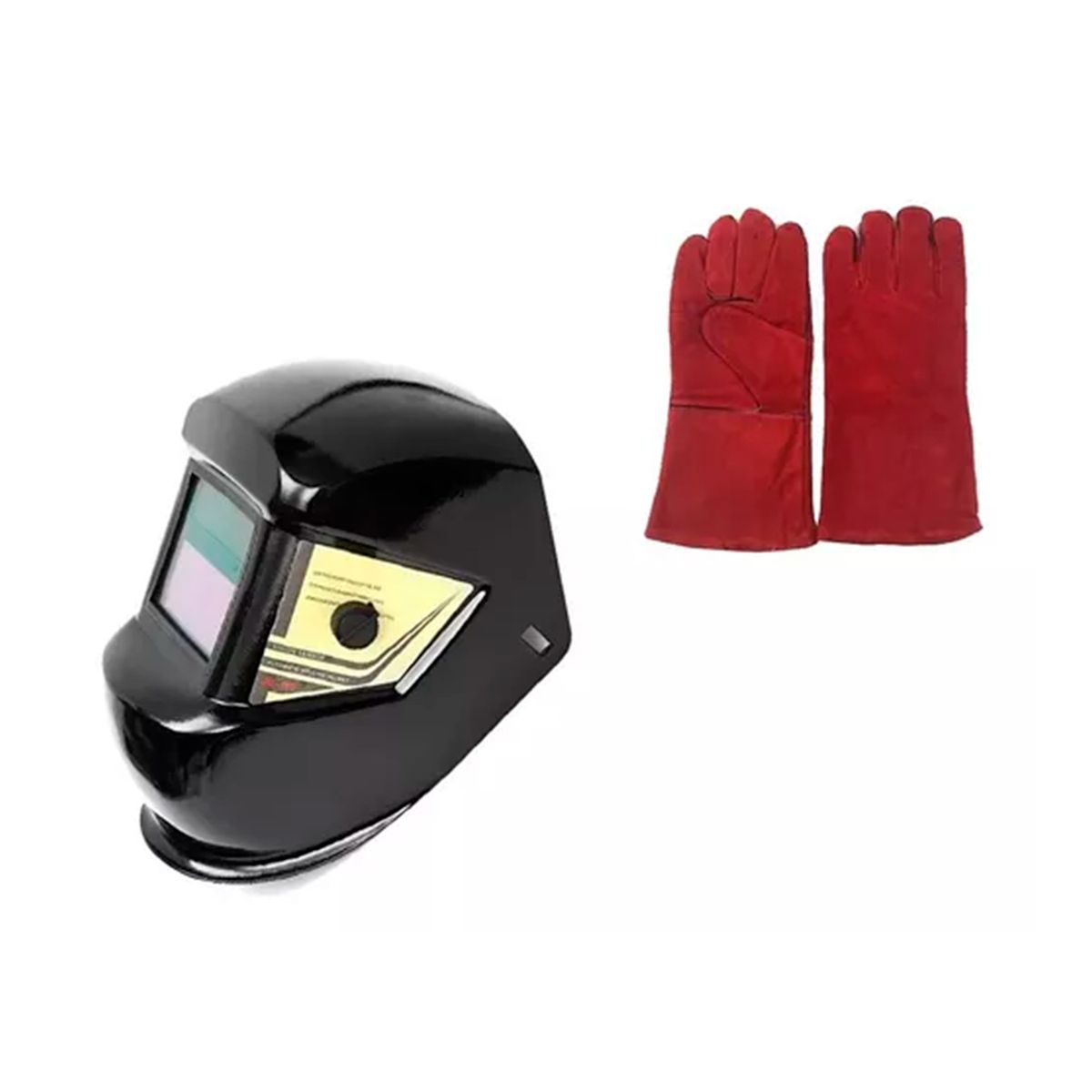 GENERICO - Mascara Para Soldar Fotosensible Cintillo Acolchado + Guantes