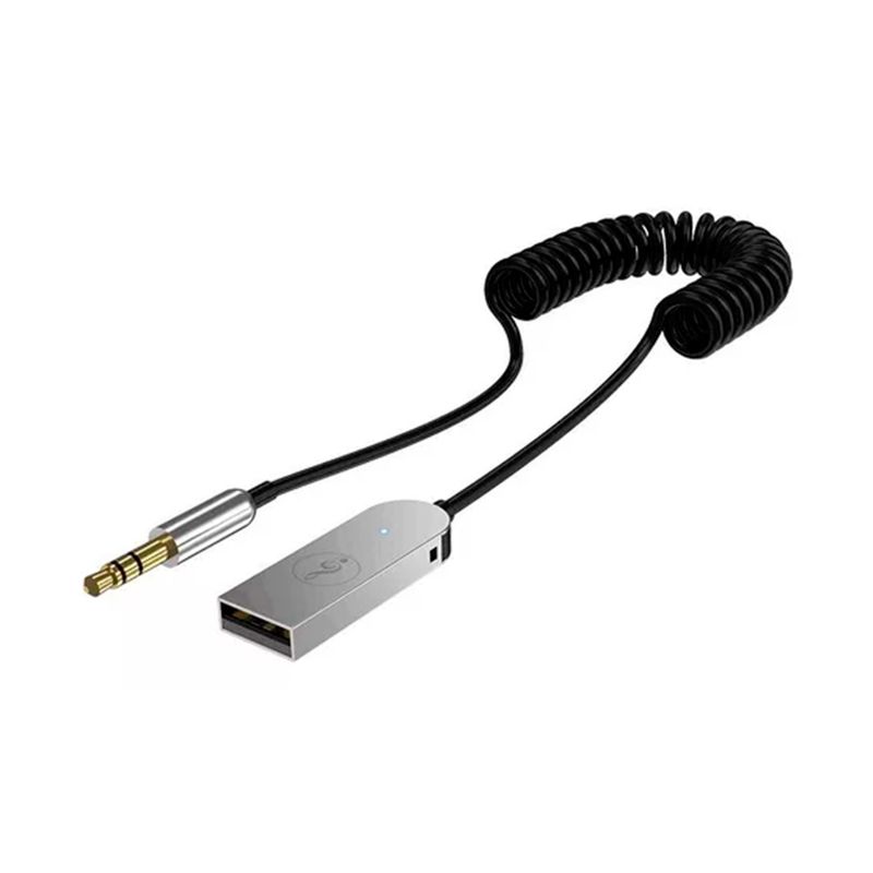 GENERICO - Receptor Bluetooth Baseus Para Auto Con Usb A Auxiliar