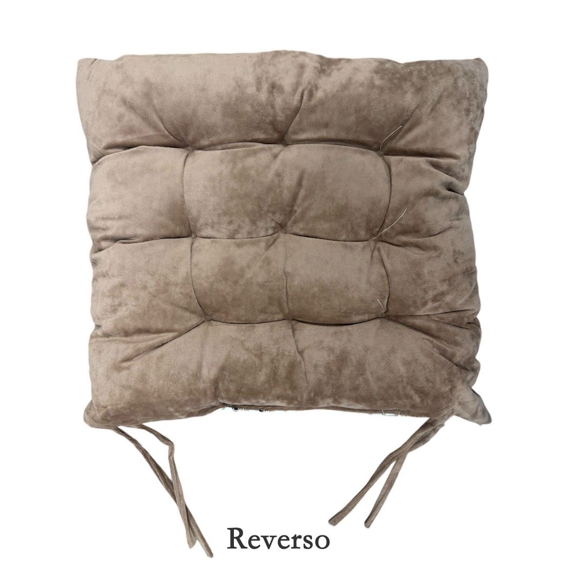 GENERICO - Cojin De Silla De Estilo Informal 40x40cm Marrón claro