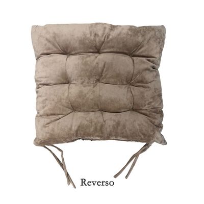 Imagen 2 del producto Cojin De Silla De Estilo Informal 40x40cm Marrón claro