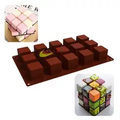 GENERICO - Molde Silicona Silicona Para Chocolate Cubos