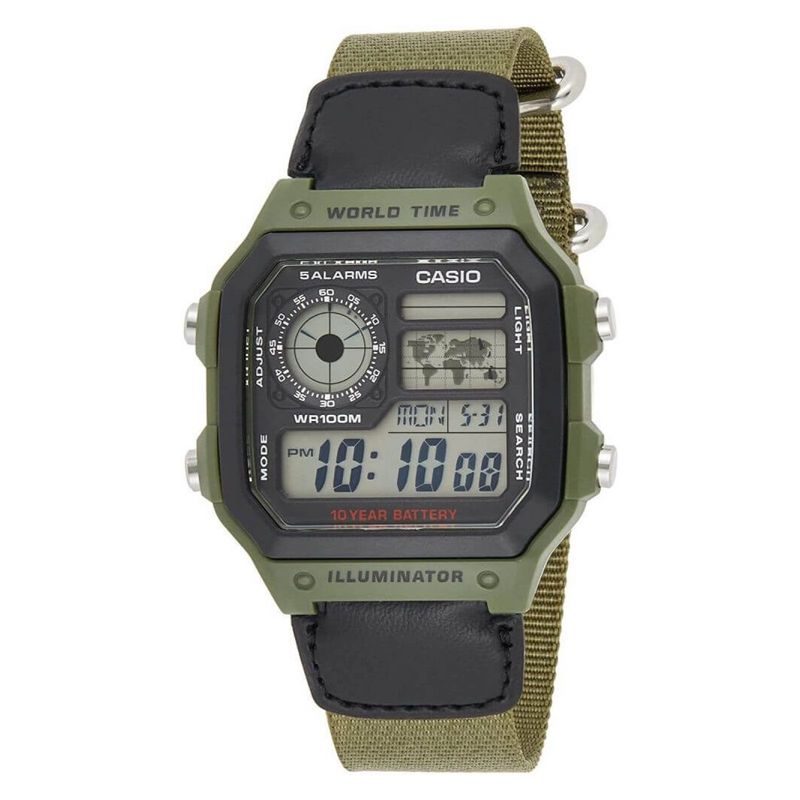 CASIO - Reloj Casio AE-1200WHB-3BV Verde Hombre