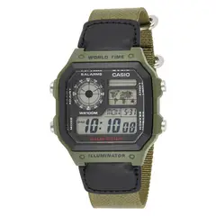 CASIO - Reloj AE-1200WHB-3BV Verde Hombre