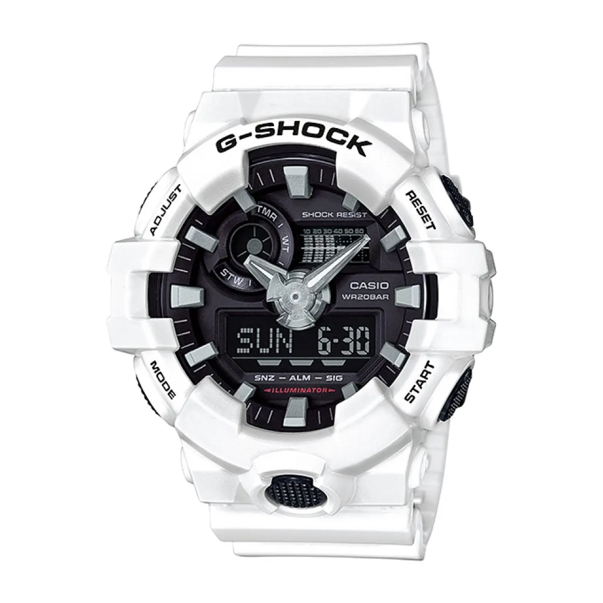 CASIO - Reloj Casio GA-700-7ADR Blanco Hombre