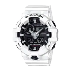 CASIO - Reloj GA-700-7ADR Blanco Hombre
