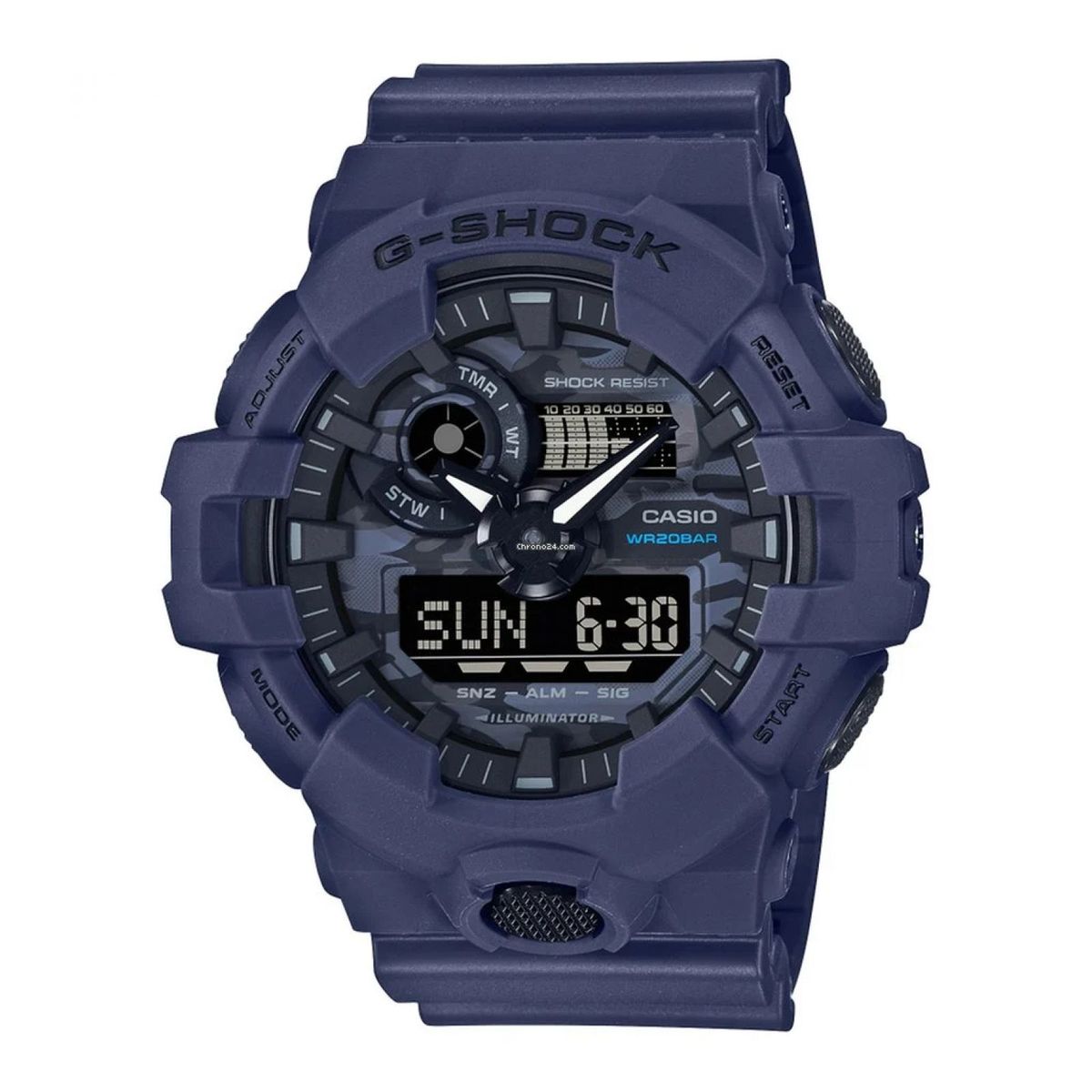 CASIO - Reloj Casio GA-700CA-2ADR Azul Hombre