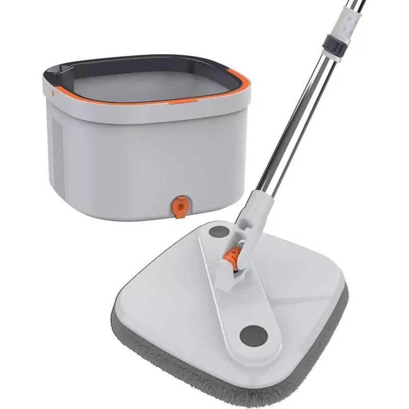 GENERICO - Trapeador Mopa 360 Con Balde Giratorio Centrifugo Microfibra