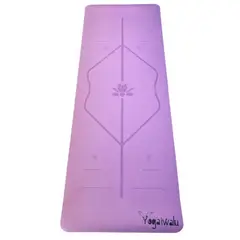 YOGAIWALU - Mat de Yoga Antideslizante Lotus
