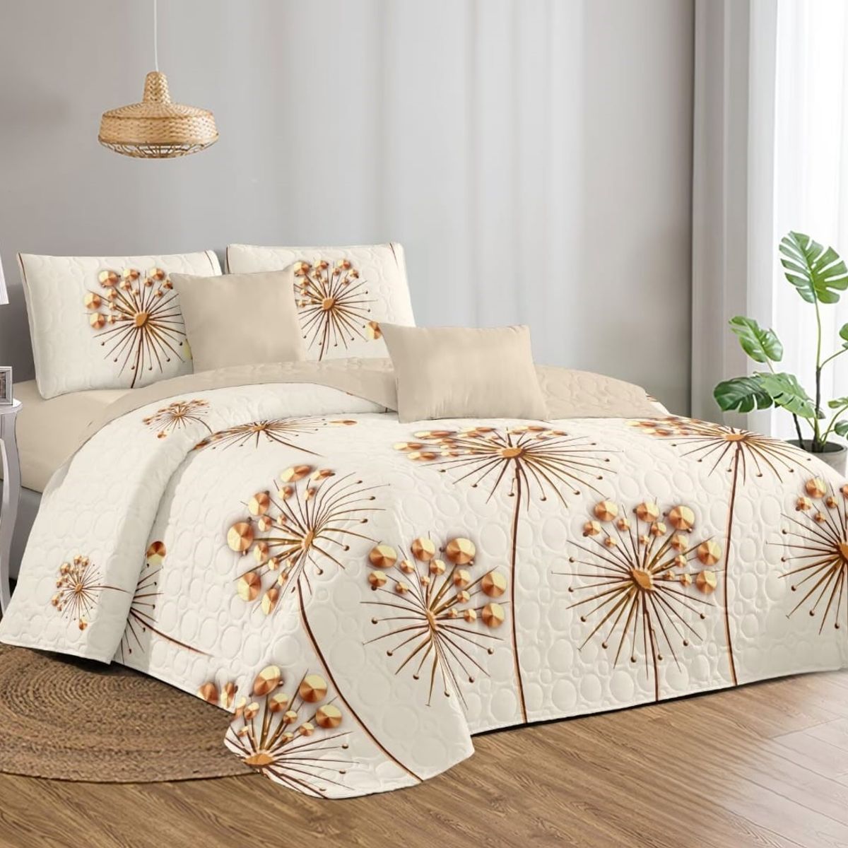GENERICO - CUBRECAMAS DE VERANO QUILTS REVERSIBLES