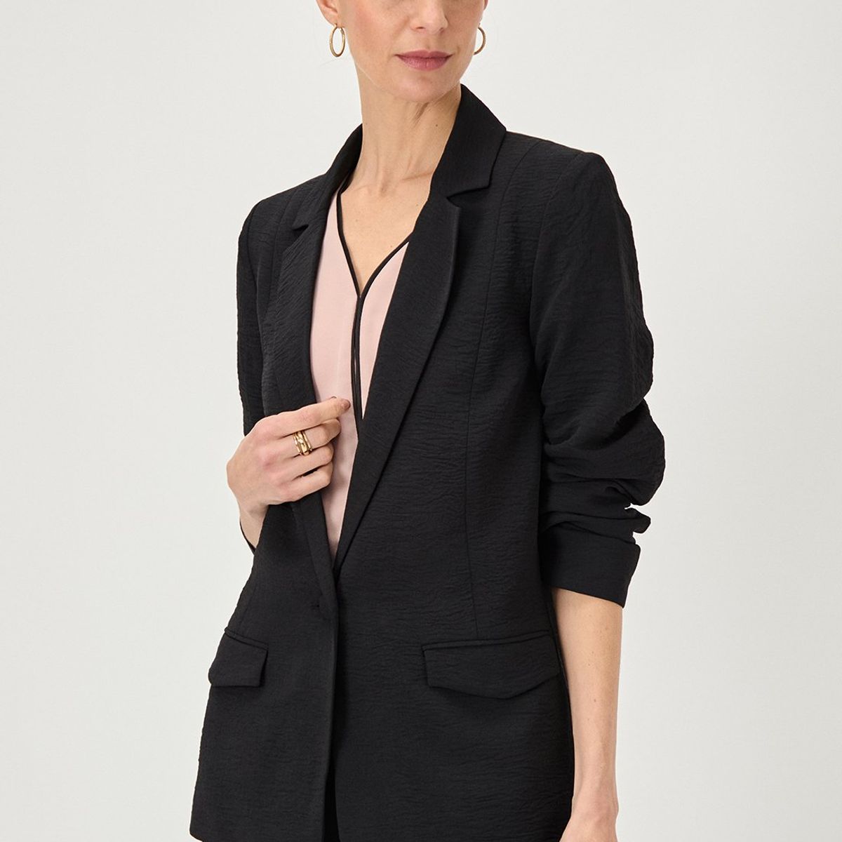 MA GRIFFE - Blazer Negro Mujer Magriffe