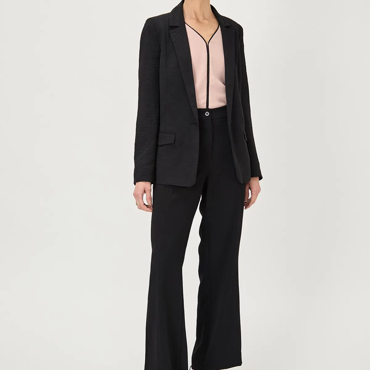MA GRIFFE - Blazer Negro Mujer Magriffe