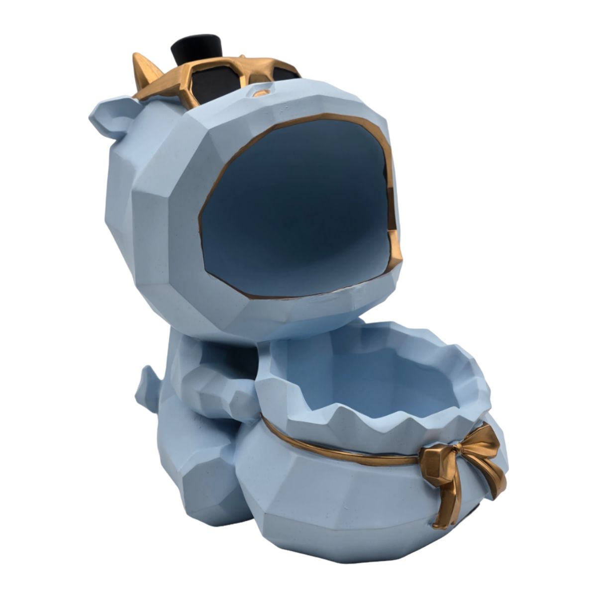 GENERICO - Escultura Decorativa Fortuna Porta Objetos Nordica Celeste