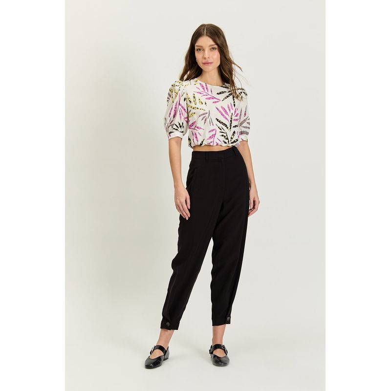 IO - Pantalon Negro Mujer Io