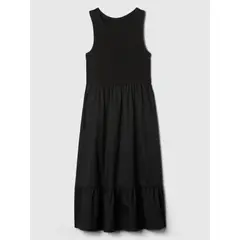 GAP - Vestido Niña Vuelos Midi Negro