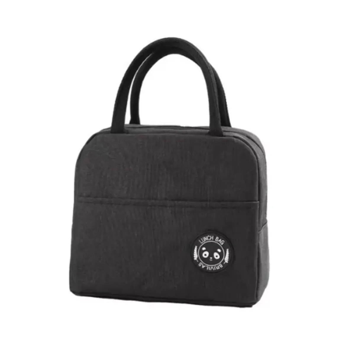 GENERICO - Lonchera Bolsa Térmica Colación Almuerzo Lunch Bag Negro