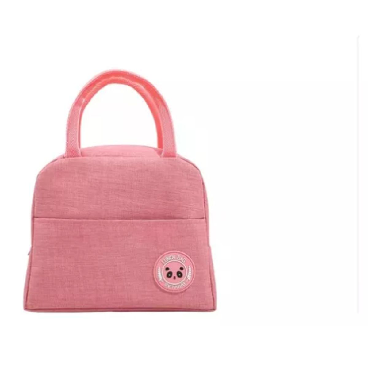 GENERICO - Lonchera Bolsa Térmica Colación Almuerzo Lunch Bag Rosa