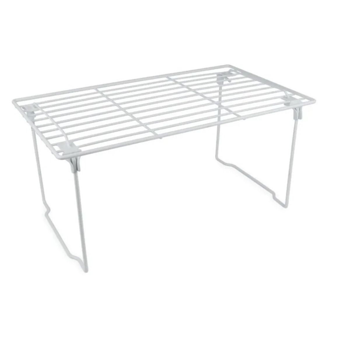 GENERICO - Repisa Metálica Apilable Organizadora De Cocina Blanco