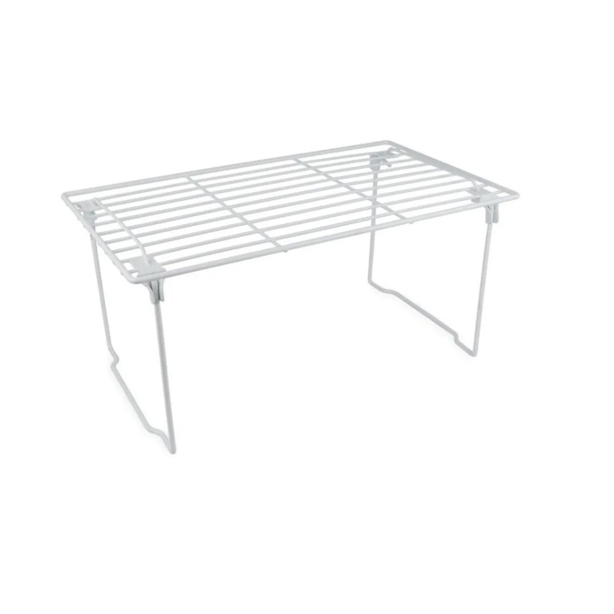 GENERICO - Repisa Metálica Apilable Organizadora De Cocina Blanco