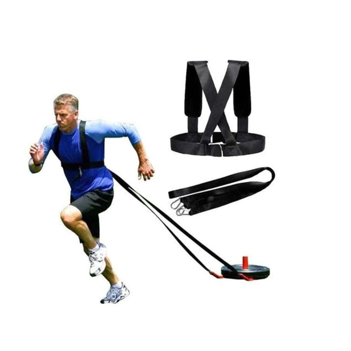 GENERICO - Arnés De Entrenamiento Fitness Ejercicio Ajustable