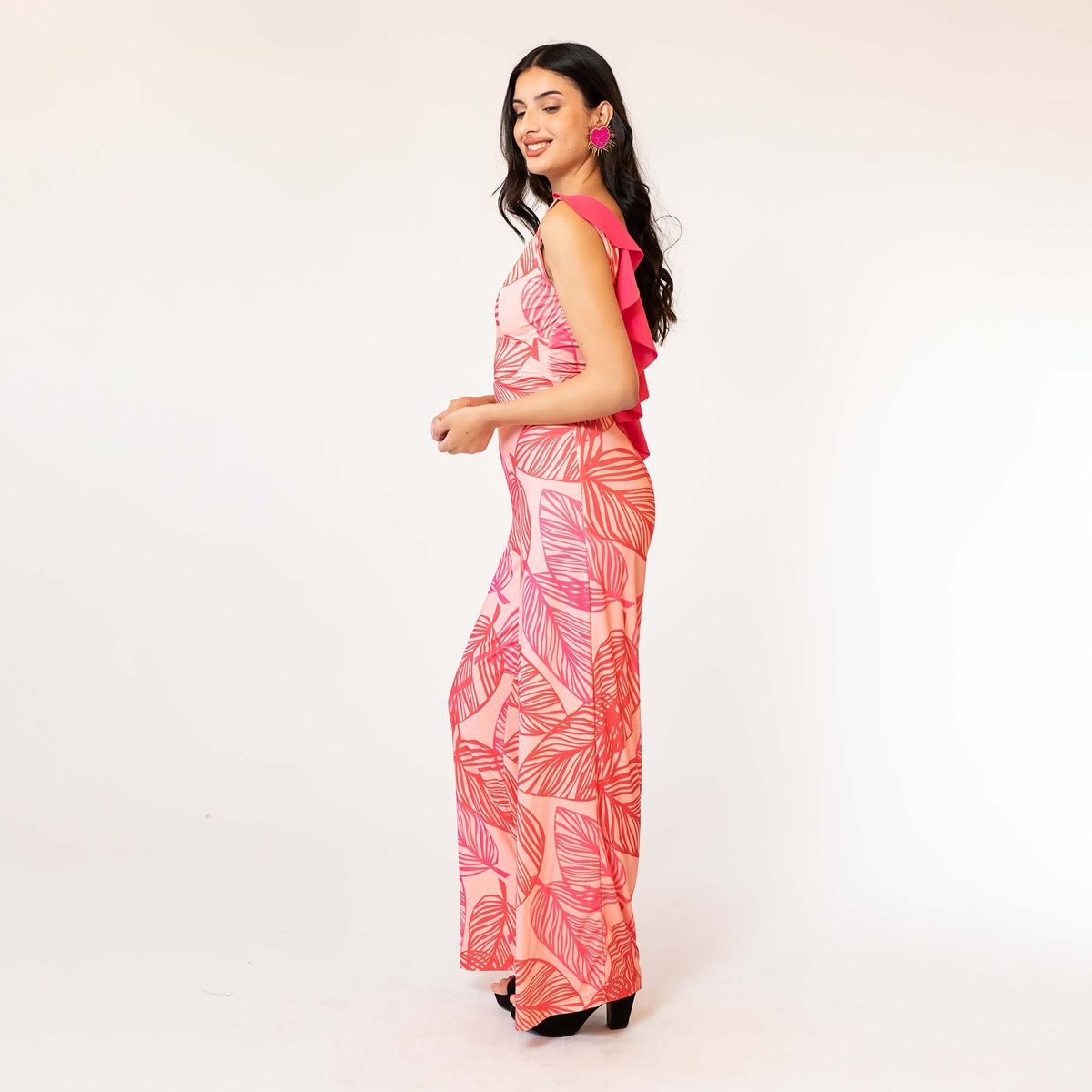 NATALIA SEGUEL - Enterito Celeste Rosa Hojas Natalia Seguel