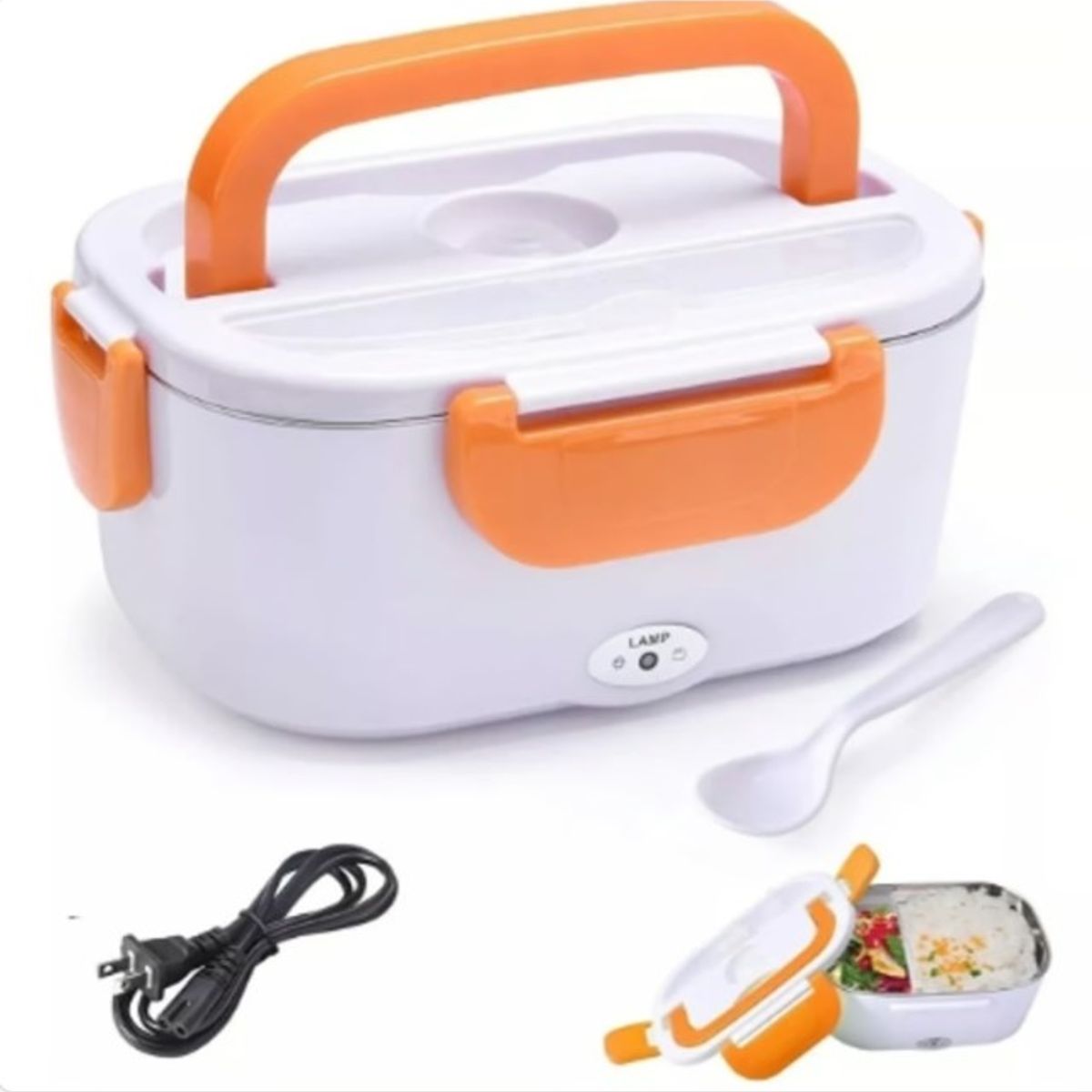 GENERICO - Taper Hermetico Contenedor Calentador Comida Lunch Box